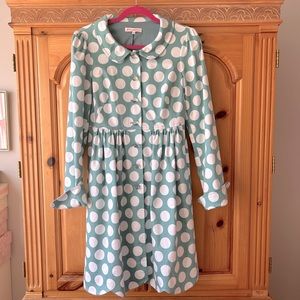 Betsey Johnson ~ Fabulous Polished Cotton Coat 🩵